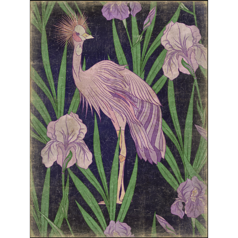 L'OISEAU MAUVE (90x120 cm)